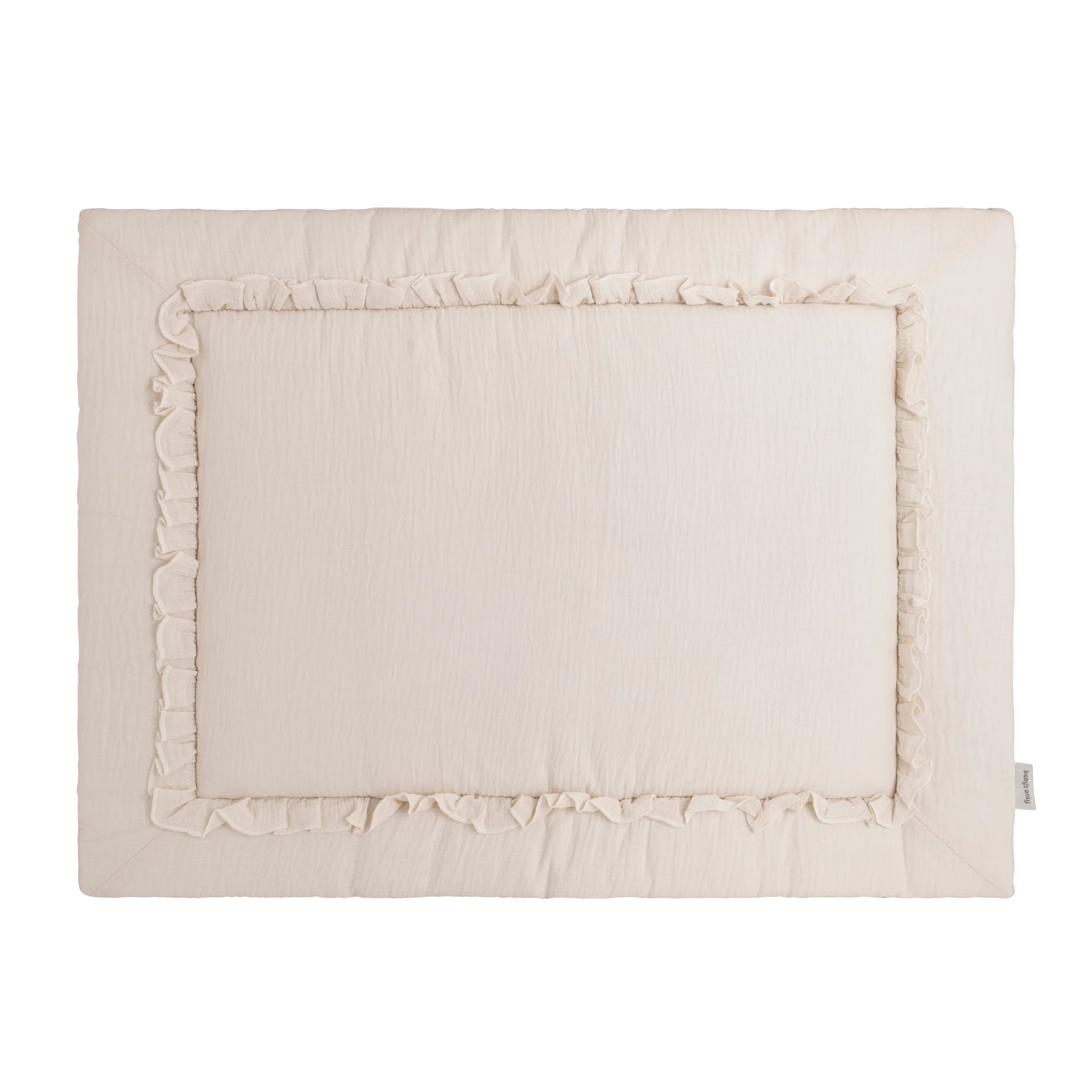 Alfombra de corralito de lino suave y acogedora - 75x95